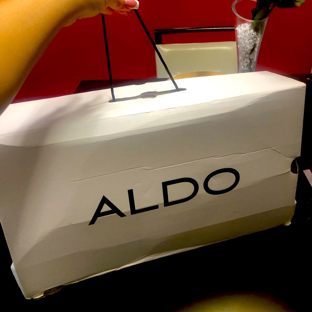 Aldo thigh high boots.